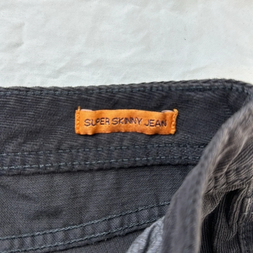 Tory Burch Corduroy Skinny Low Rise Pants